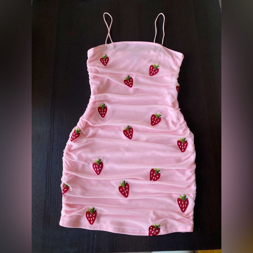 Pink Strawberry Dress 🍓